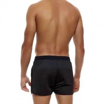 Modus Vivendi Diagonal Jogging Cut - Μαγιό Μαύρο