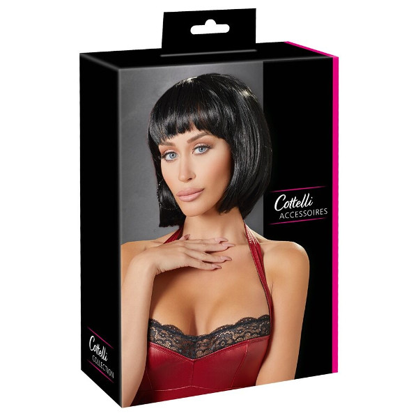 Impressive Wigs - Cottelli Collection Wig Sort Black