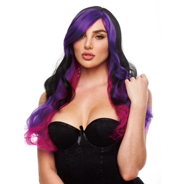 Περούκες - Pleasure Wigs Pruik Brandi - Περούκα Μωβ-Μαύρο