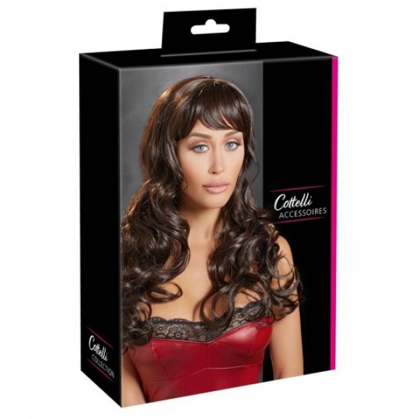 Περούκες - Cottelli Wavy Brunette - Περούκα Μακριά Καστανή