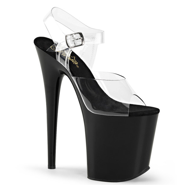 Παπούτσια - Pleaser Flamingo Ankle Strap Heels - Πλατφόρμες Μαύρες