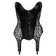 Corsets - Noir Suspender Shirt Boudoir Stories Exclusive Black