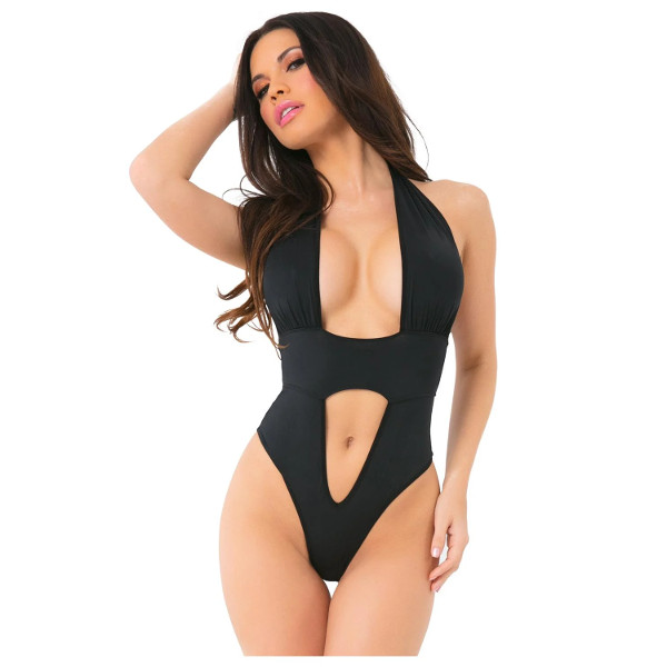 Γυναικεία - Pink Lipstick Take The Plunge - Κορμάκι Μαύρο Γυναικεία - Pink Lipstick Take The Plunge - Κορμάκι Μαύρο