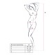 Tights - Passion BS070 Net Crotchless Bodystocking Red