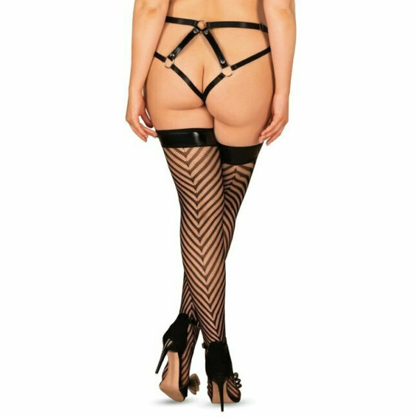 Κάλτσες - Obsessive S818 - Καλτσοδέτες Μαύρες Q