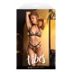 Ντύσιμο - Fantasy Lingerie Boujee Mesh Halter Bralette - Σετ Χρυσό Ντύσιμο - Fantasy Lingerie Boujee Mesh Halter Bralette - Σετ Χρυσό