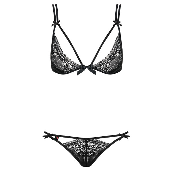 Sexy Lingerie Set - Obsessive Intensa Set Black