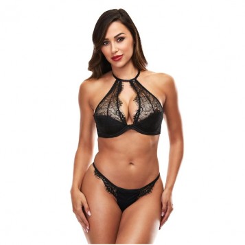 Sexy Lace Halterset - Σετ Εσωρούχων Μαύρο Sexy Lace Halterset - Σετ Εσωρούχων Μαύρο