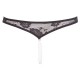Underwear - Cottelli Collection String with Pearls Black