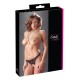 Underwear - Cottelli Collection String with Pearls Black