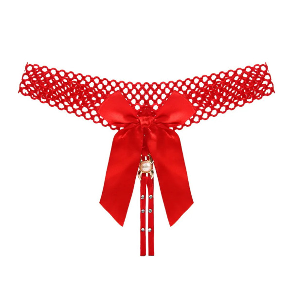 Στρινγκς - Std Sexy String Bow - Εσώρουχο Ανοιχτό Κόκκινο
