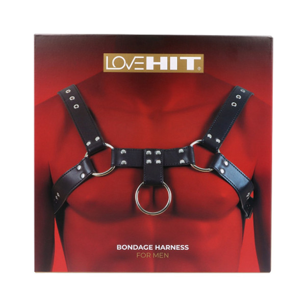 Ανδρικά - Love Hit Virgite Harness 2 - Στήθους Μαύρο Ανδρικά - Love Hit Virgite Harness 2 - Στήθους Μαύρο