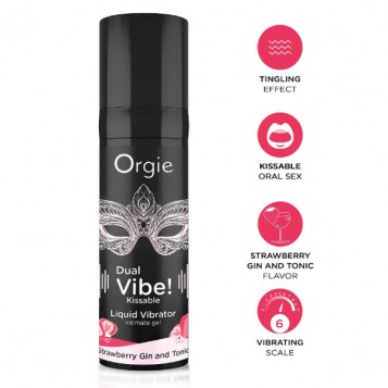Orgie Strawberry Gin and Tonic - Διεγερτικό με Δόνηση 15ml