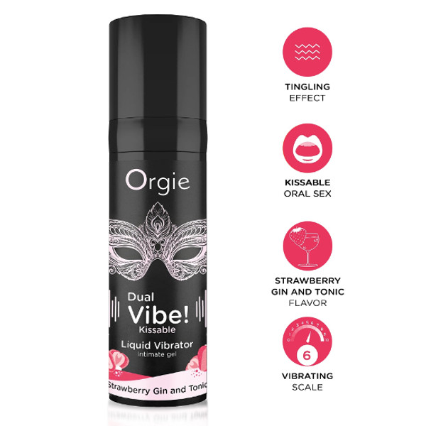 Διεγερτικά - Orgie Strawberry Gin and Tonic - Διεγερτικό με Δόνηση 15ml