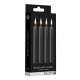 Bdsm Accessories - Teasing Wax Candles Black 4pcs