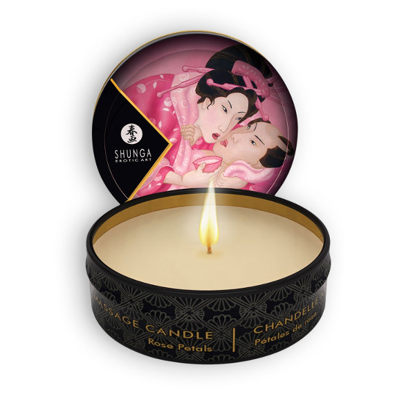 Shunga Erotic Art Massage Candle Rose 30ml