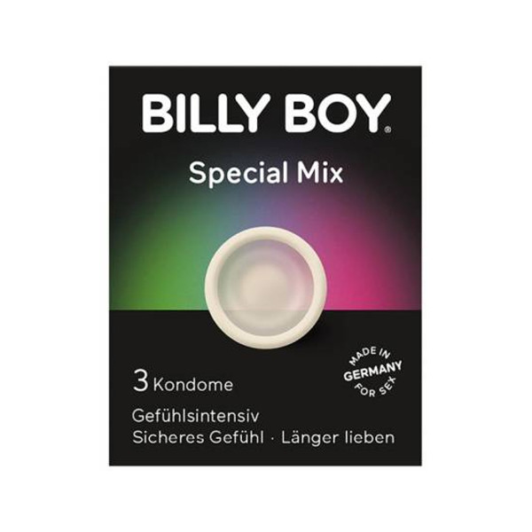 Προφυλακτικά - Billy Boy Special Mix - Προφυλακτικά 52mm 3τμχ