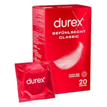 Durex Feel Classic Condoms 56mm 20pcs