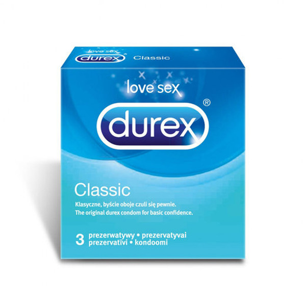 Προφυλακτικά Σεξ - Durex Classic - Προφυλακτικά 56mm 3τμχ
