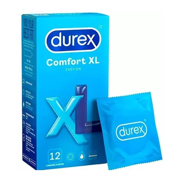 Condoms - Durex Comfort XL Condoms 57mm 12pcs