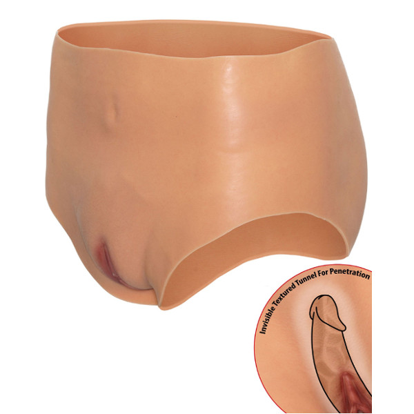 Trans - Alter Ego Open Vagina Brief High Waist Flesh