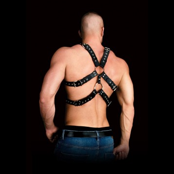 Ouch Andreas Body Harness - Ζώνη Μαύρη Ouch Andreas Body Harness - Ζώνη Μαύρη