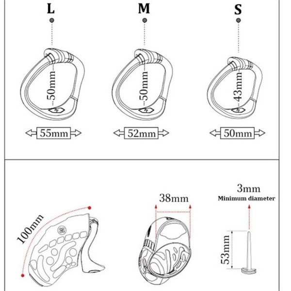 Penis Cages - Std Electric Shock Chastity Cage with Lock Penis Cages - Std Electric Shock Chastity Cage with Lock