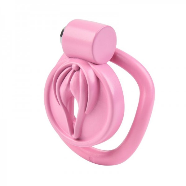 Std Inverted Sissy Chastity Cage For Erection Denial Pink Std Inverted Sissy Chastity Cage For Erection Denial Pink