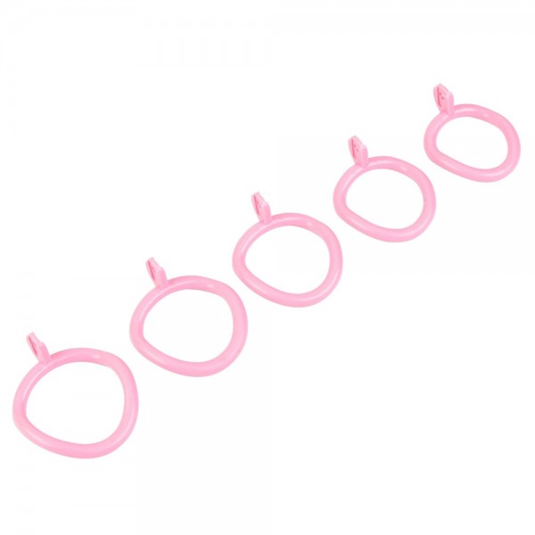 Std Ultra-flat Micro Chasity Cage With Rings Pink
