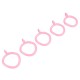 Std Ultra-flat Micro Chasity Cage With Rings Pink