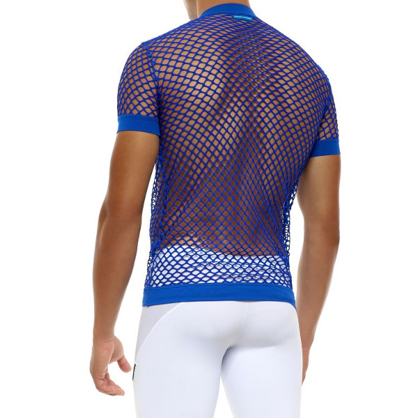 Ανδρικά - Modus Vivendi C-Through T-Shirt - Διχτυωτό Μπλε