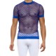 Ανδρικά - Modus Vivendi C-Through T-Shirt - Διχτυωτό Μπλε