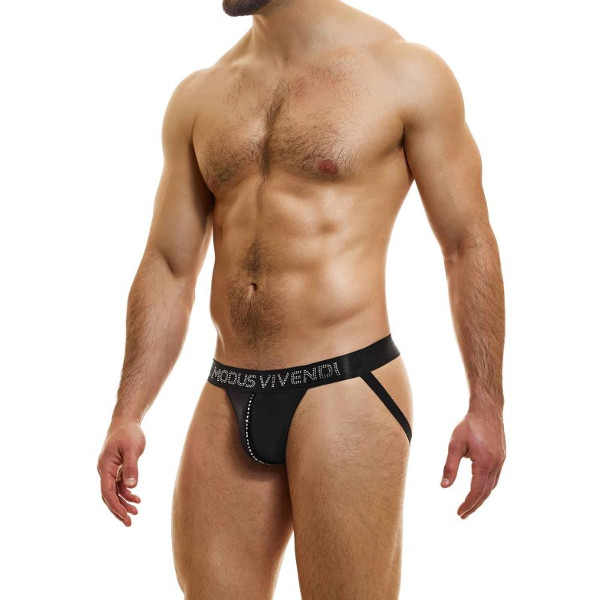 Ανδρικά Εσώρουχα - Modus Vivendi Flash Jockstrap - Μαύρο Ανδρικά Εσώρουχα - Modus Vivendi Flash Jockstrap - Μαύρο