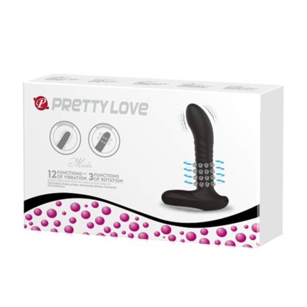 Gay - Pretty Love Rotating - Μασέρ Προστάτη Μαύρος 16εκ Gay - Pretty Love Rotating - Μασέρ Προστάτη Μαύρος 16εκ