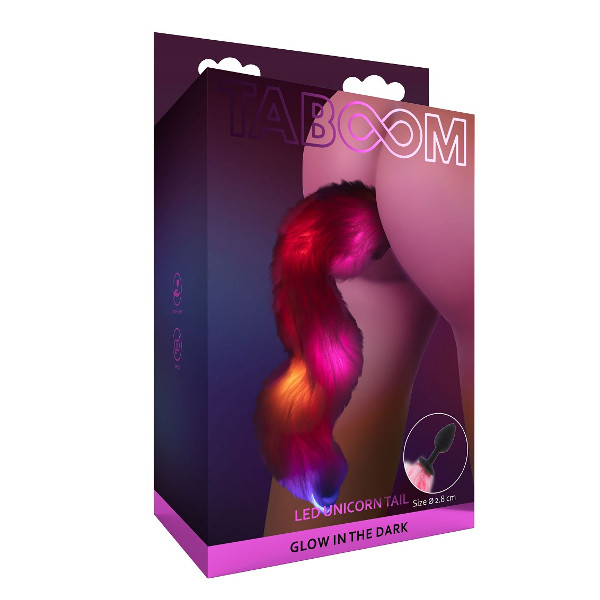 Led Plugs - Taboom Unicorn Tail Buttplug Led Pink