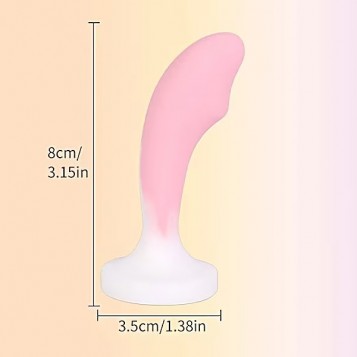 Std Anal - Σφήνα Πρωκτού Κόσμημα Ροζ Λευκή 8εκ Std Anal - Σφήνα Πρωκτού Κόσμημα Ροζ Λευκή 8εκ