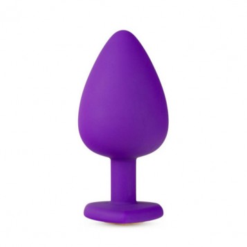Temptasia Bling Plug L - Σφήνα Πρωκτού Μωβ 8εκ