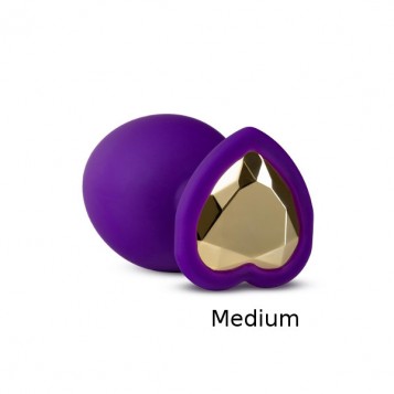 Temptasia Bling Plug M - Σφήνα Πρωκτού Μωβ 7εκ