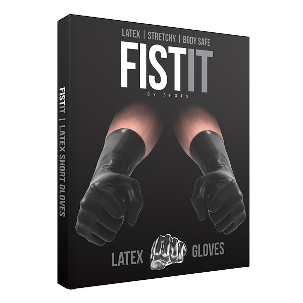 Fisting Accessories - Fist It Latex Gloves Black