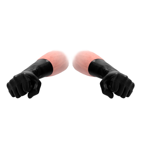 Fisting Accessories - Fist It Latex Gloves Black