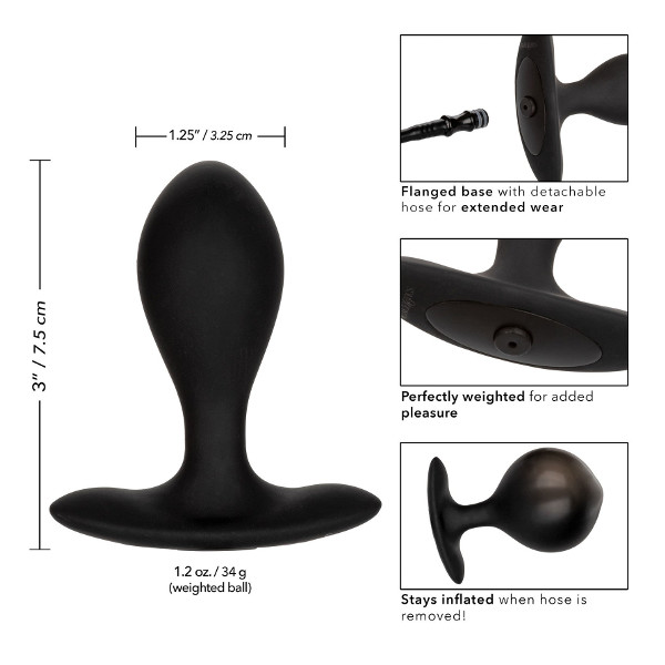 Σφήνες - CalExotics M Weighted - Φουσκωτή Σφήνα Μαύρη 7.5εκ