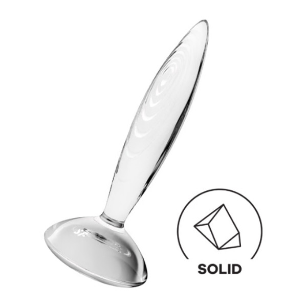Glass Plugs - Satisfyer Sprakling Crystal Plug White