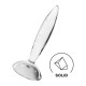 Glass Plugs - Satisfyer Sprakling Crystal Plug White