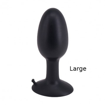 Role Play Anal Plug Large Black 7cm Role Play Anal Plug Large Black 7cm