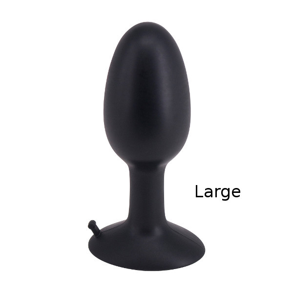 Wedges - Role Play Anal Plug Large Black 7cm