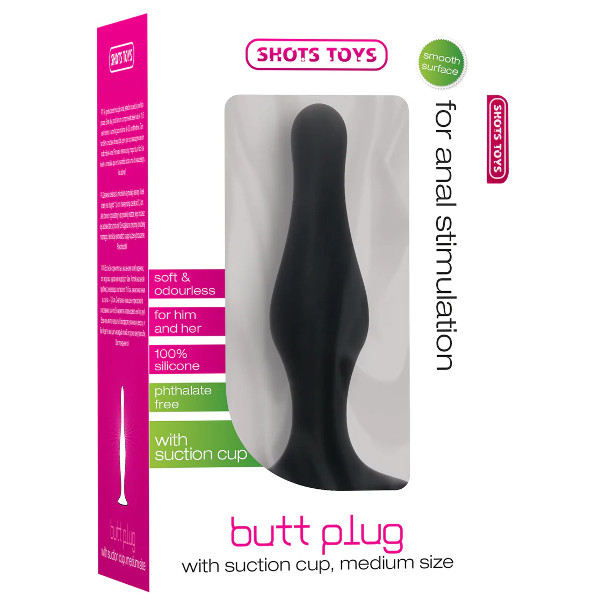 Σφήνες - Shots Suction Cup M - Σφήνα Μαύρη 12εκ