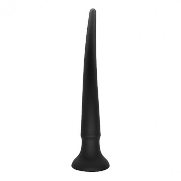 Std Spear - Πρωκτικό Dildo Λεπτό Μαύρo 26εκ