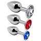 Anal Plugs Set - Alive Metal Plug Kit with Gemstones