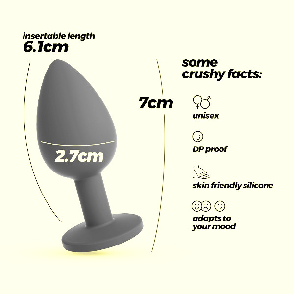 Diamond Plugs - Camileo Anal Plug Jewel S Black