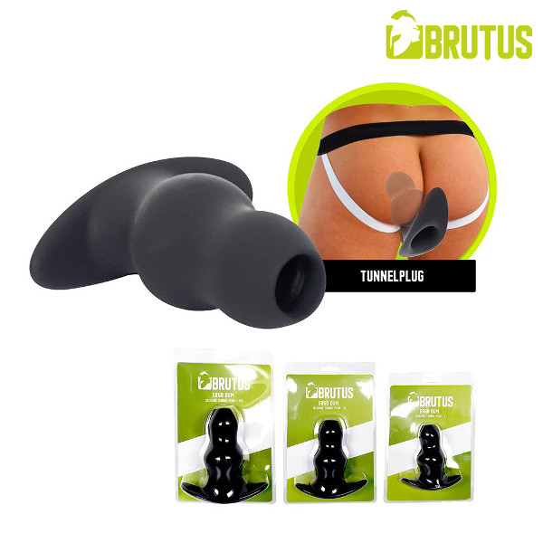 Σφήνες - Brutus Ergo Bum Silicone XL - Σφήνα Τούνελ Μαύρη